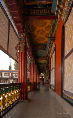 Corridors of Rumtek Monastery