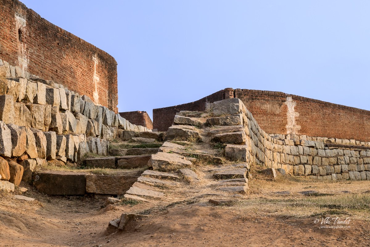 Inner walls of Devanahalli Fort