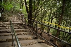 Stairs on the way to Gifu Castle