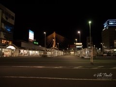 Aomori Station at Night