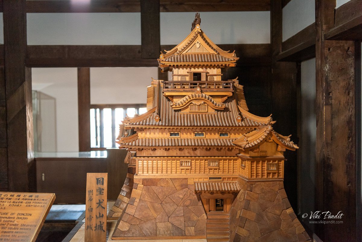Wooden model of Inuyama Castle