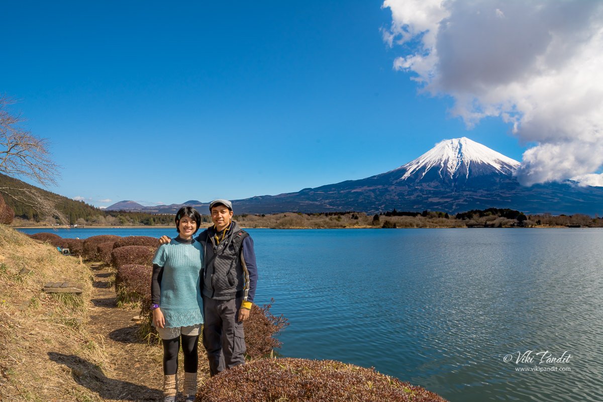 Mt. Fuji from Lake Tanuki