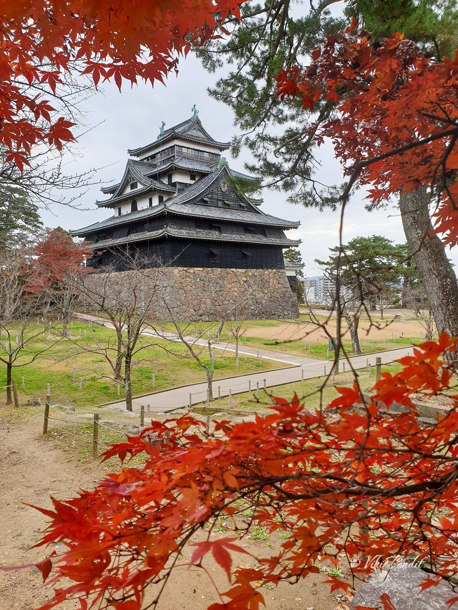 Matsue Castle at Fall