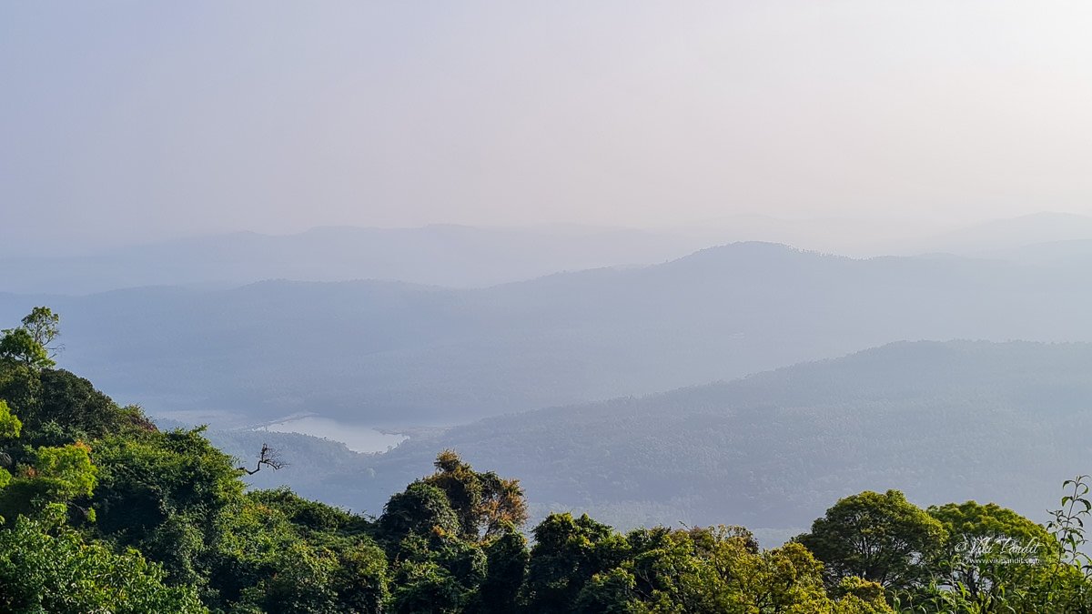 Hills surrounding Mullayangiri Peak