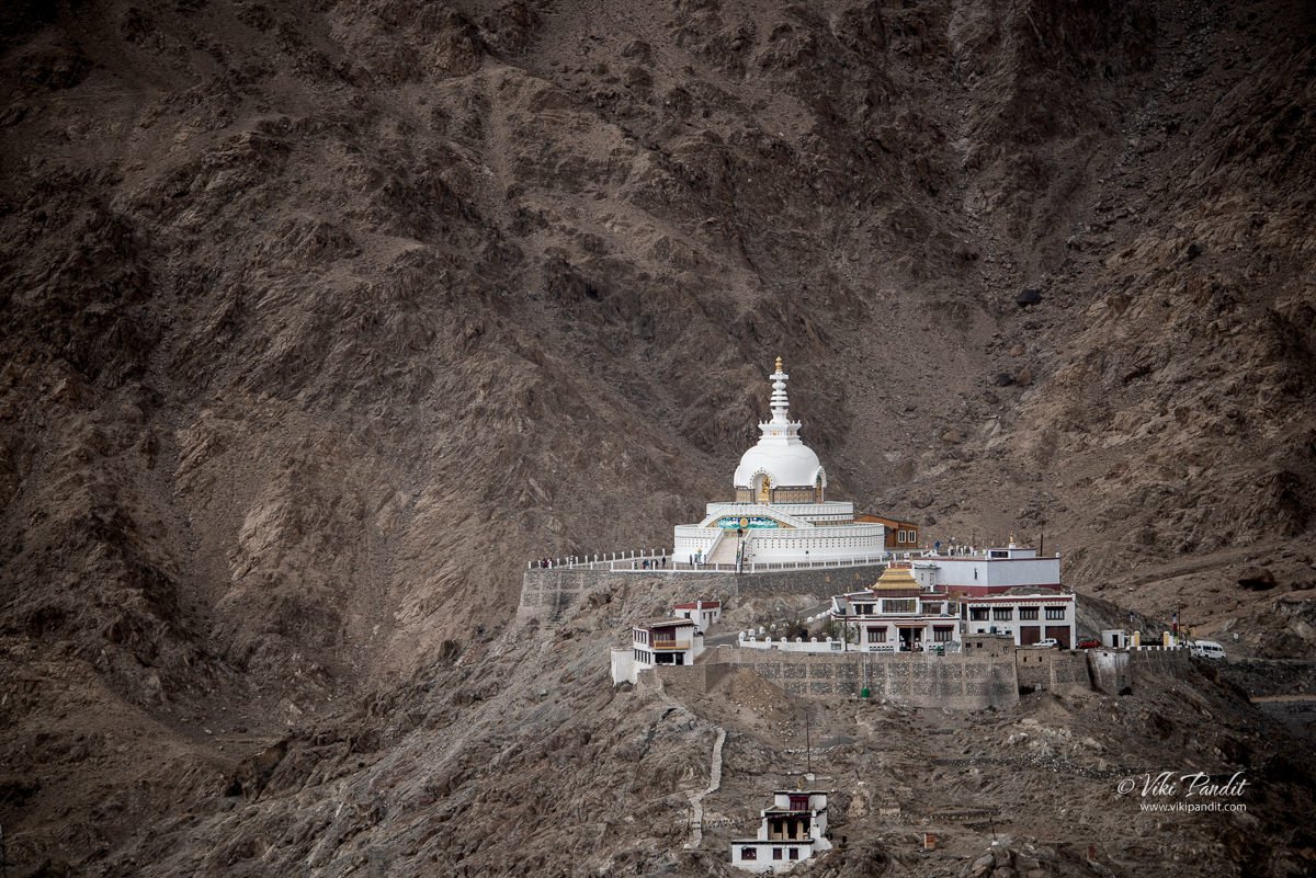 Shanti Stupa In Leh