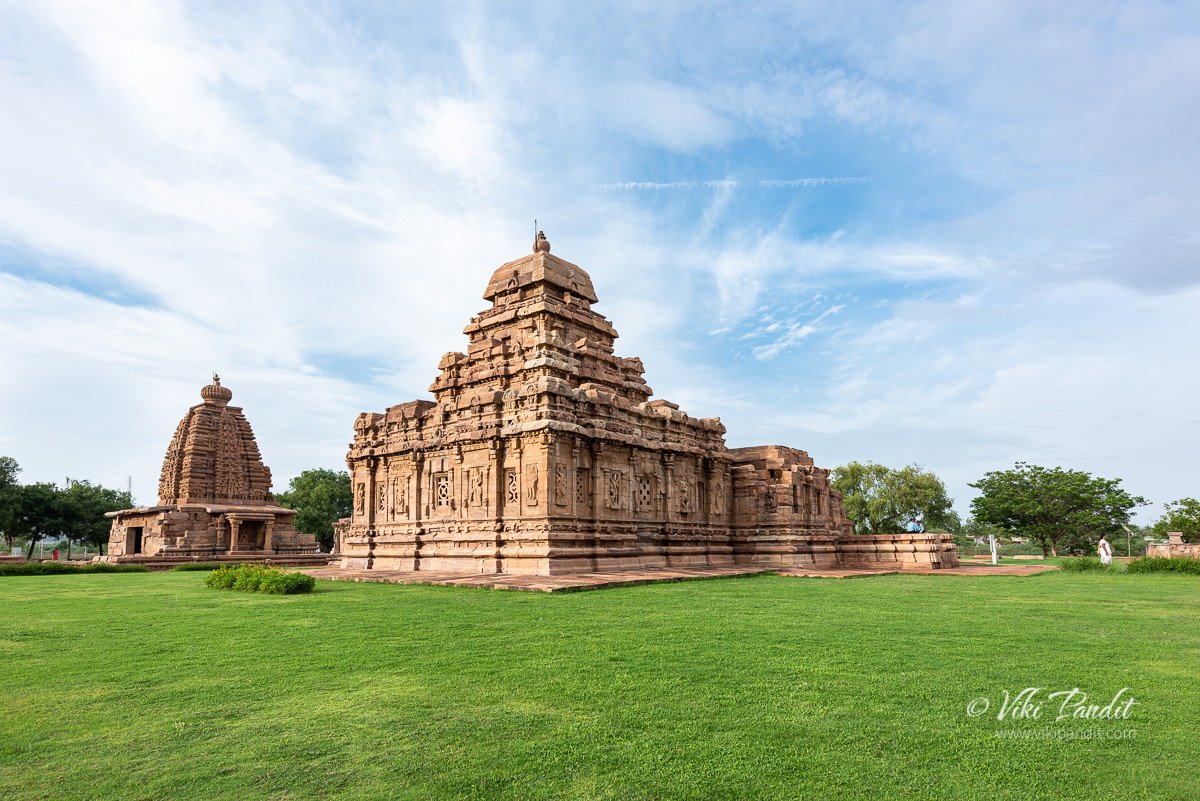 Back view of  Sangameshwara Temple in Pattadakal