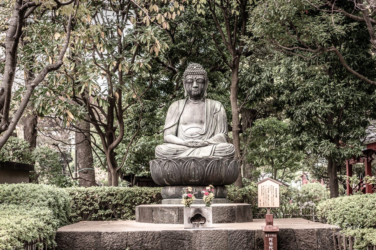 Buddha at Sensoji Temple Grounds