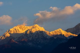 The Kanchenjunga Range as seen from The Elgin Mount Pandim Hotel The Kanchenjunga Range as seen from The Elgin Mount Pandim Hotel