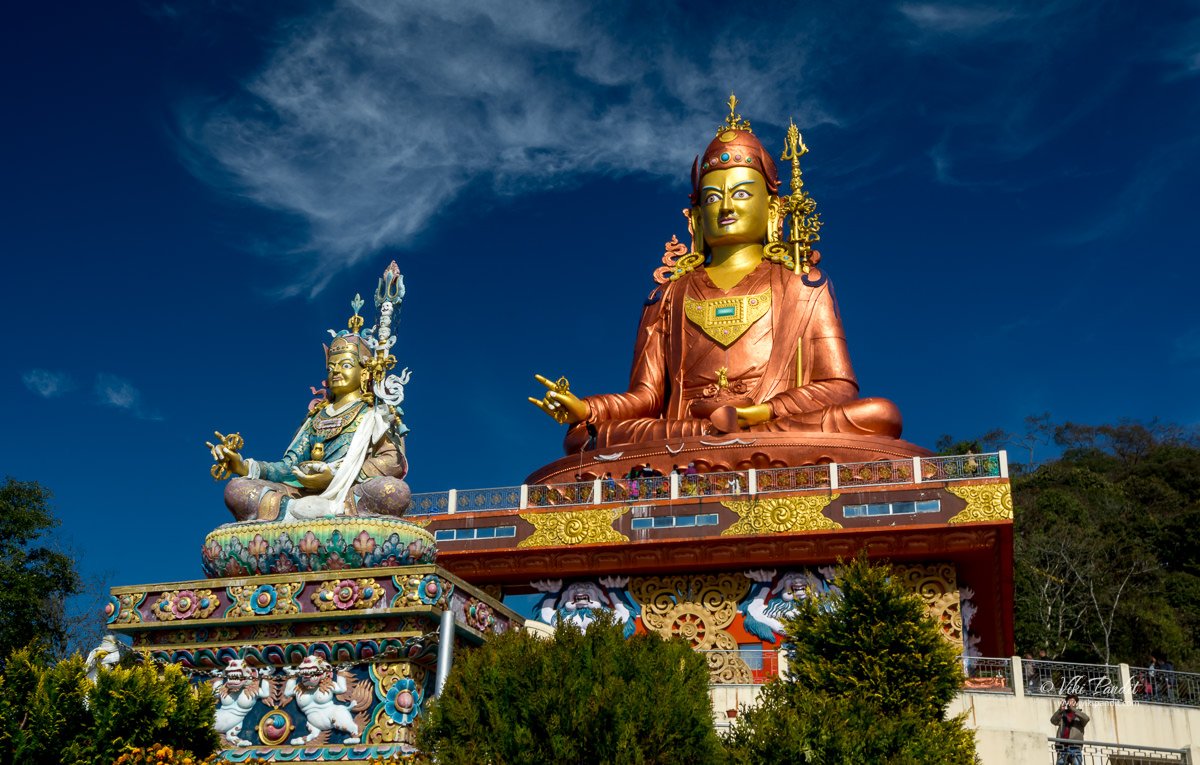 Buddhist Guru Padmasambhava statue at Samdruptse