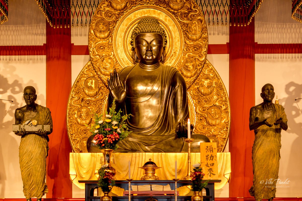Buddha in Daikodo Hall at Yakushiji