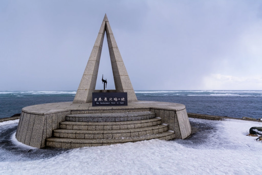 Whiteout at Cape Soya