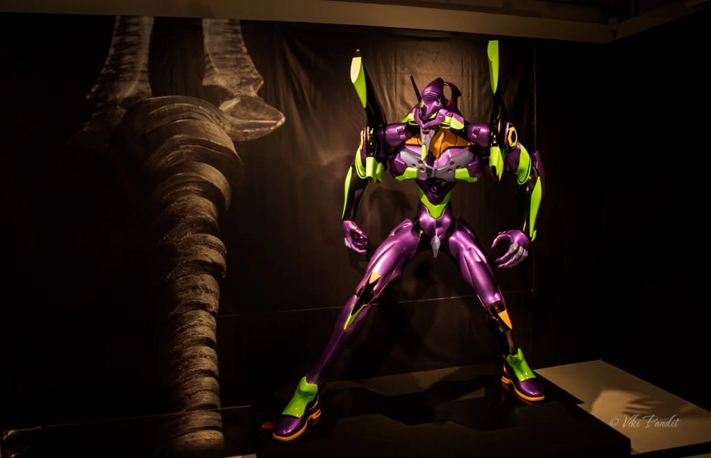 Evangelion exhibit at Niigata Manga & Animation Museum