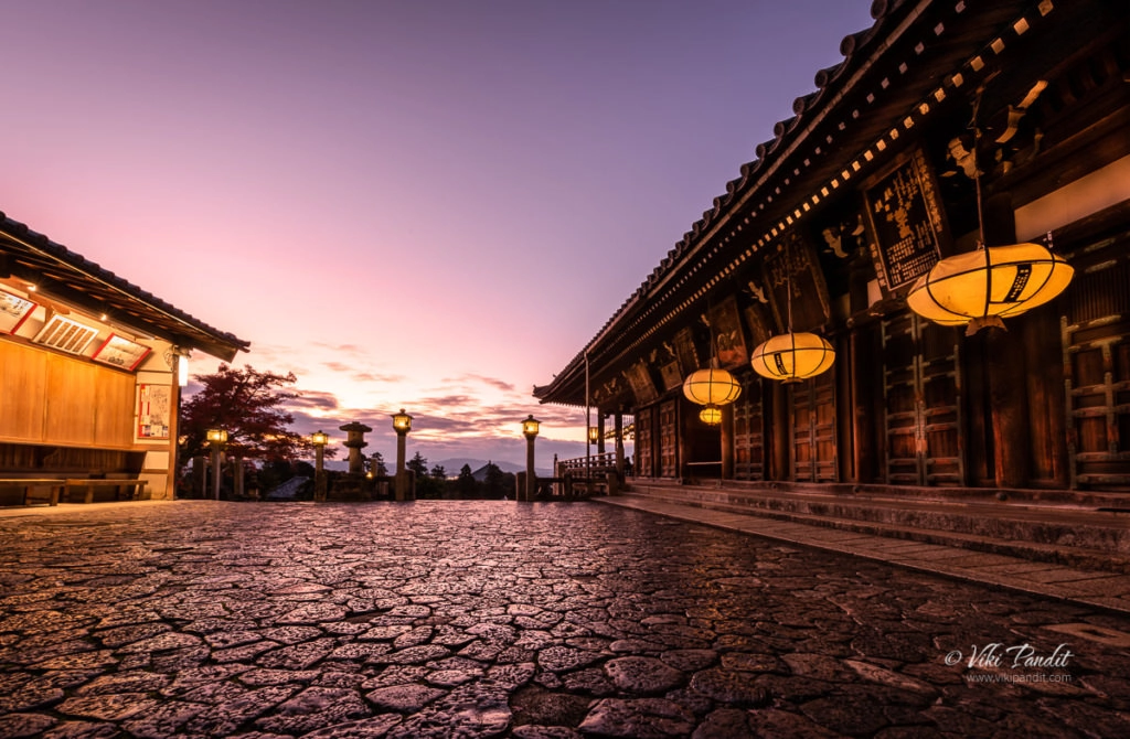 Sunset at Nigatsu-dō