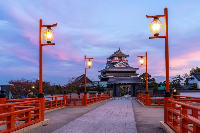 An evening at Kiyosu Castle