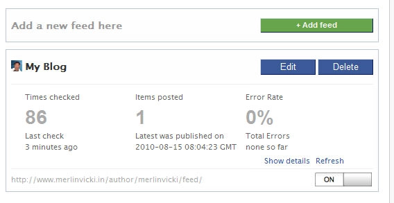 RSS Graffiti dashboard RSS Graffiti dashboard