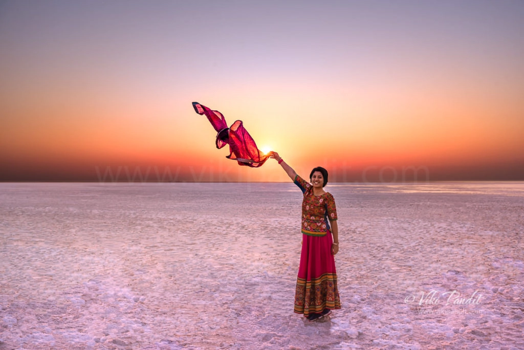 Sunset at White Rann